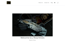 Tablet Screenshot of jrosaknives.com